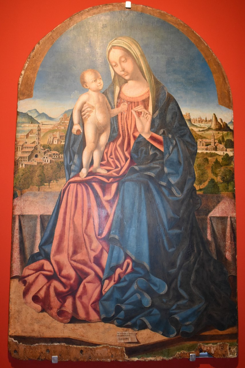 Madonna della Ginestra, Madonna con Bambino (dipinto, elemento d'insieme) di De Saliba Antonello (inizio XVI)