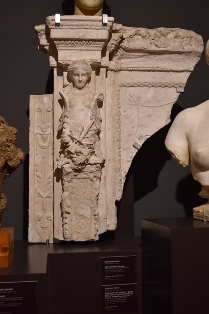 Frammento del modello in gesso per il camino in marmo di villa "La Fiorita" in Napoli, cariatide (scultura, opera isolata) di Jerace Francesco (sec. XIX)