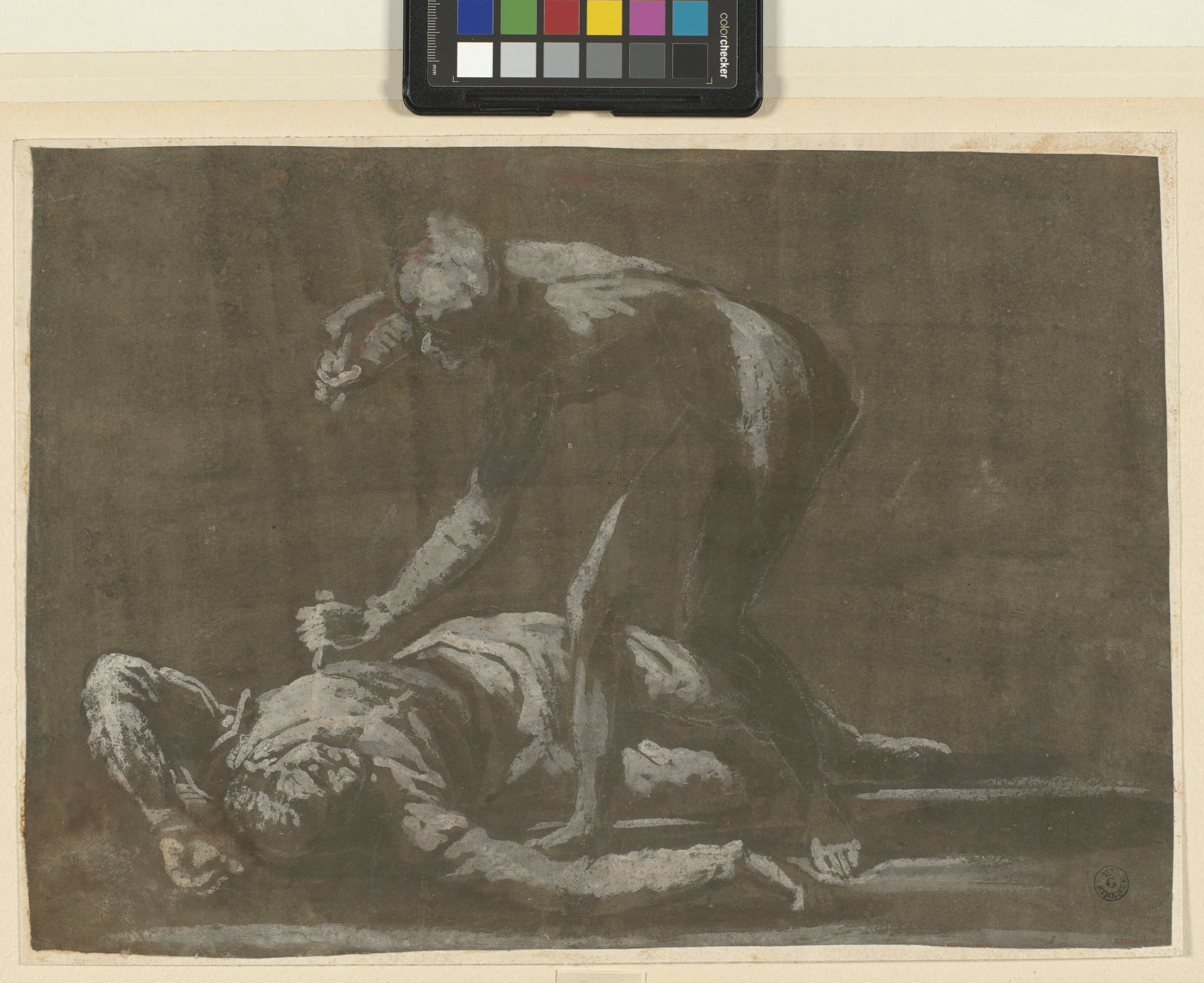 Giaele uccide Sisara (disegno) di Cardi Ludovico detto Cigoli (XVII)