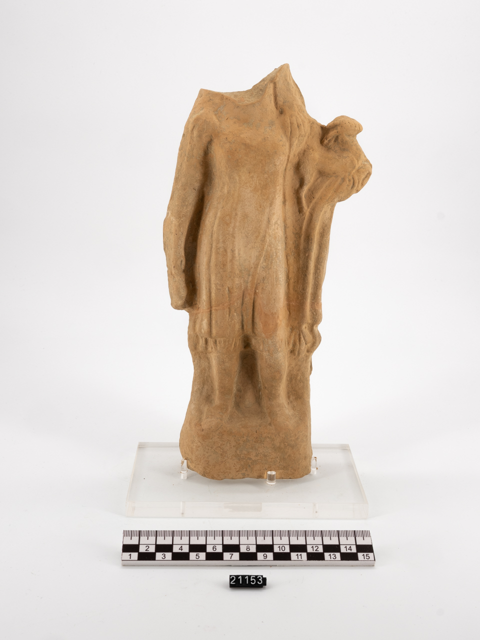 statua/ votiva, femminile - produzione locale (SECOLI/ IV a.C)