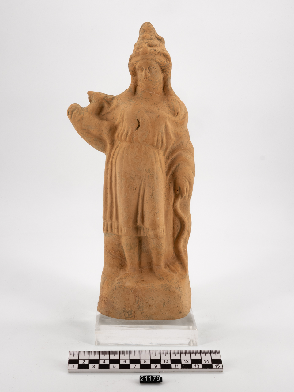 statua/ votiva, femminile - produzione locale (SECOLI/ IV a.C)