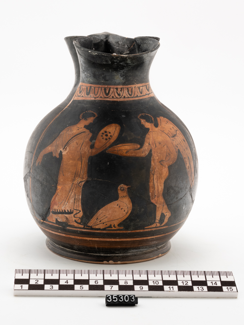 oinochoe (ultimo quarto SECOLI/ V a.C)