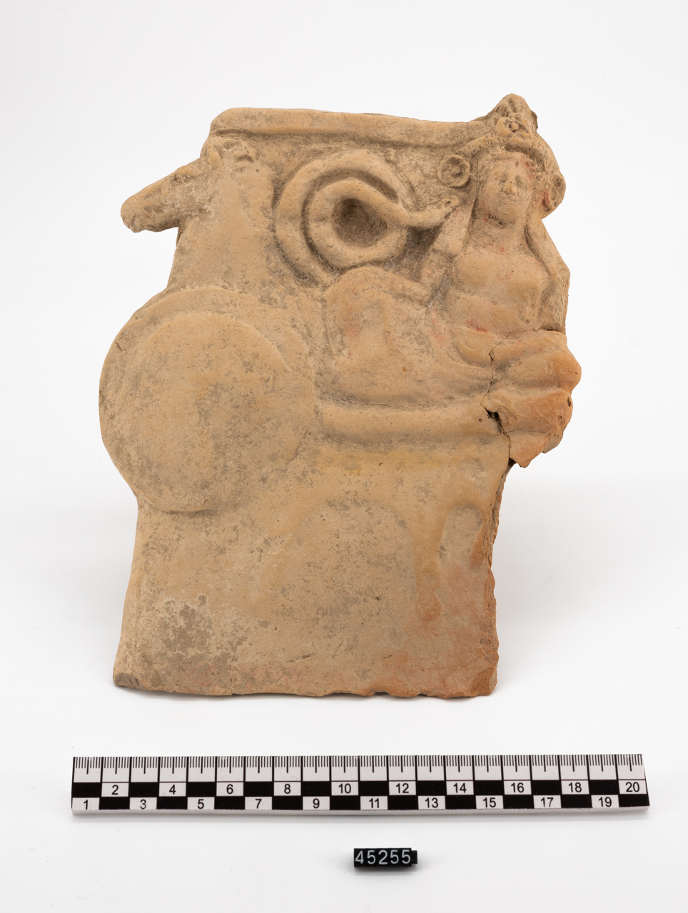 Dioscuri a cavallo (rilievo/ votivo) - coloniale (seconda metà SECOLI/ IV a.C)