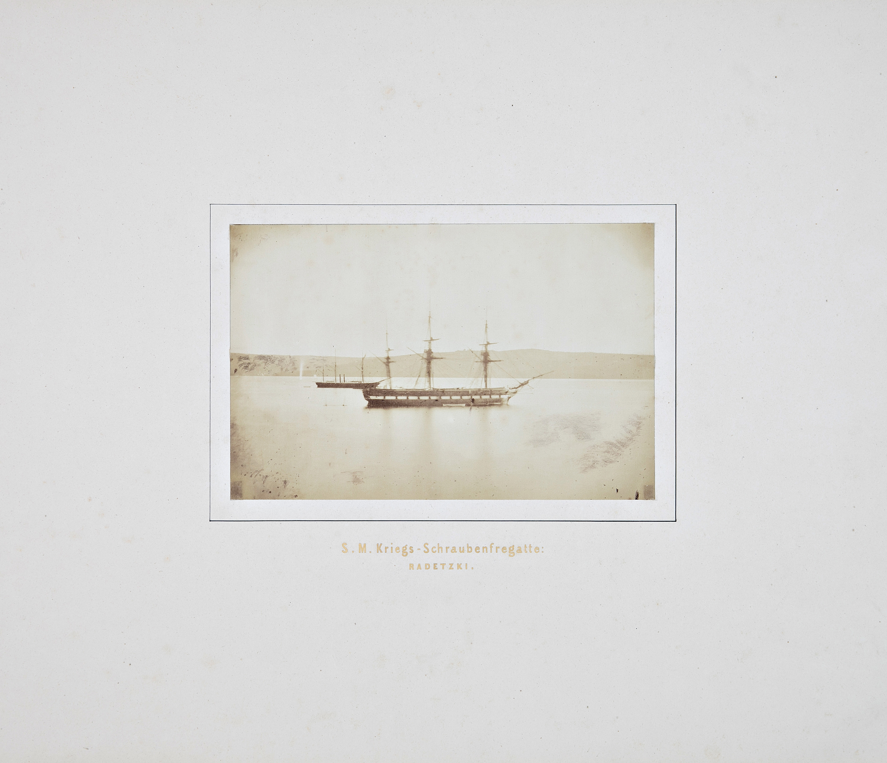 navi - imbarcazioni - marina (positivo) di Mai, Franz (metà XIX)