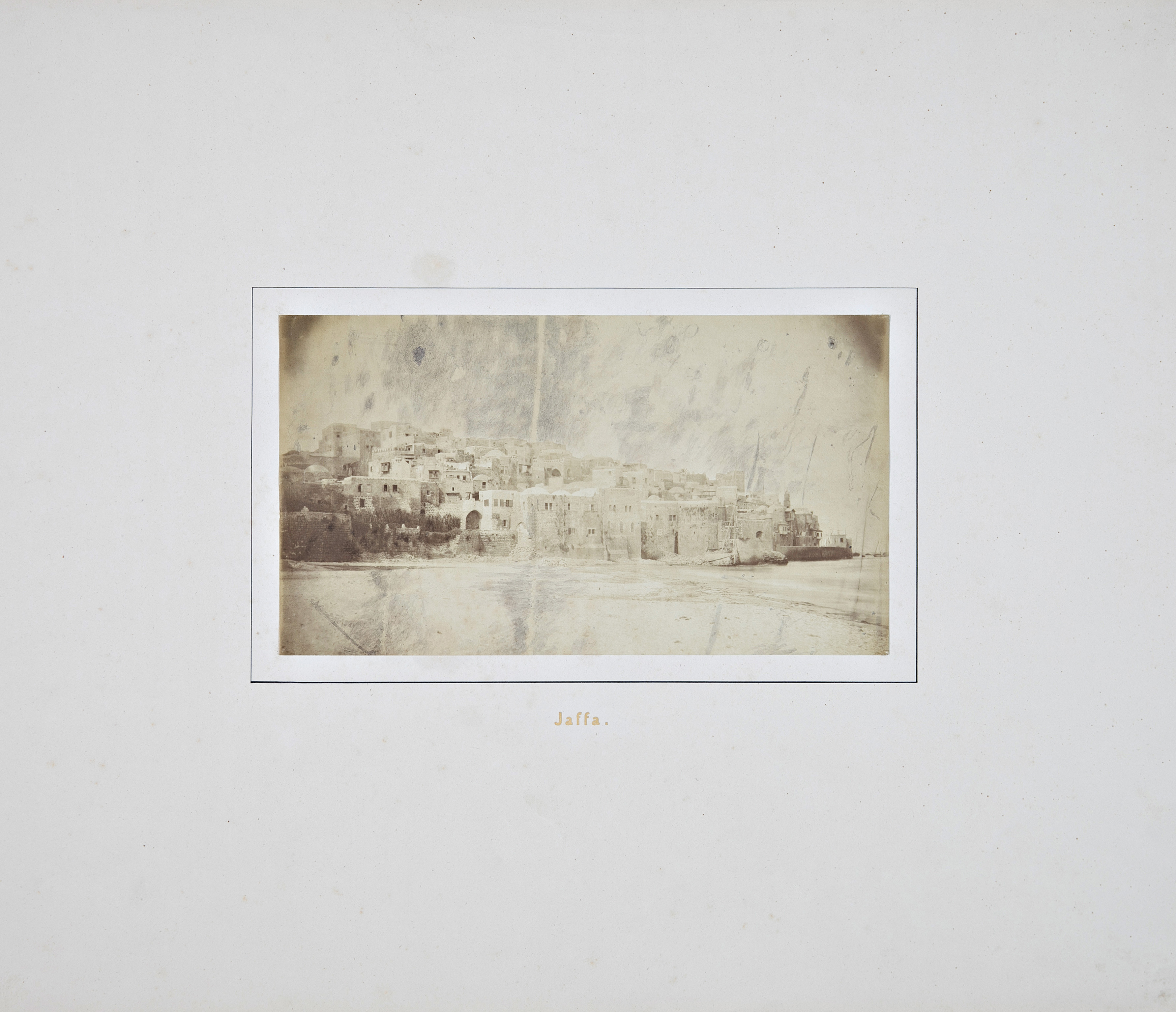 città sul mare - vedute (positivo) di Mai, Franz (metà XIX)