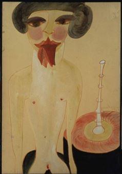 Opera n. 54 (dipinto, opera isolata) di Rama Carol (sec. XX)