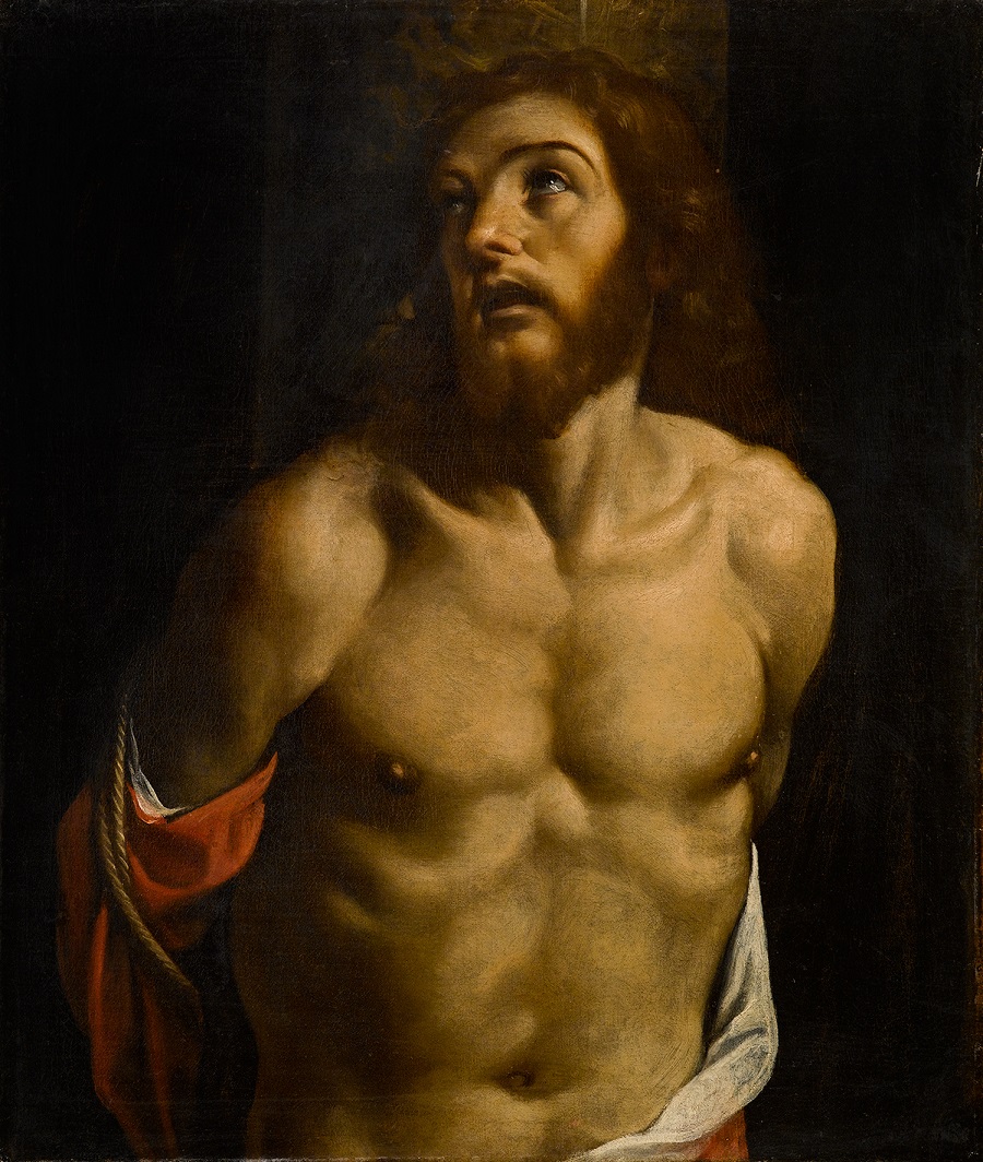 Cristo alla Colonna (dipinto, opera isolata) di Ottino Pasquale detto Pasqualotto (sec. XVII)