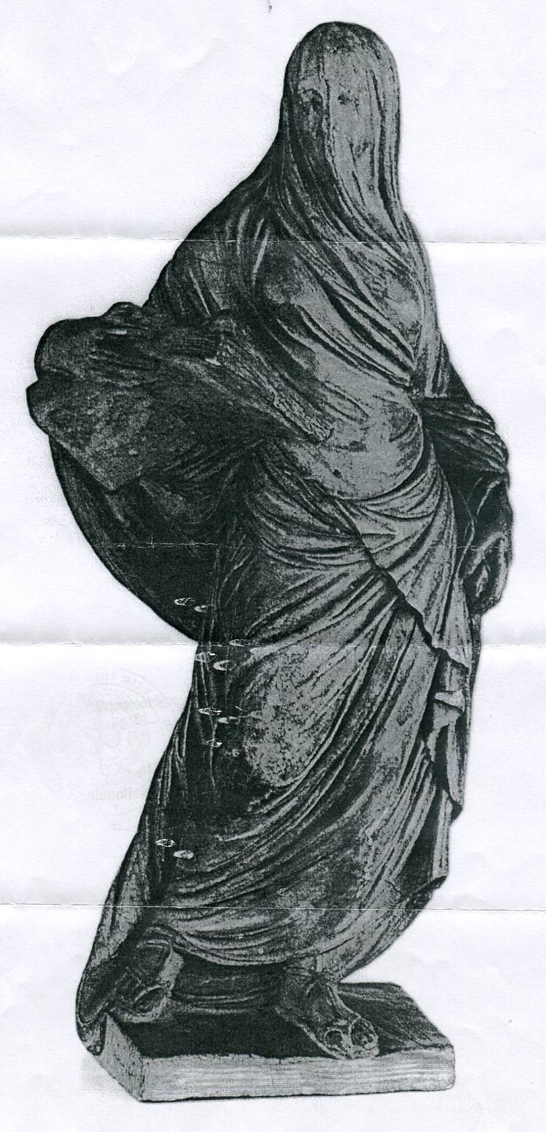 Figura femminile velata (la Fede o la Religione) (scultura, opera isolata) di Spinazzi Innocenzo (sec. XVIII)