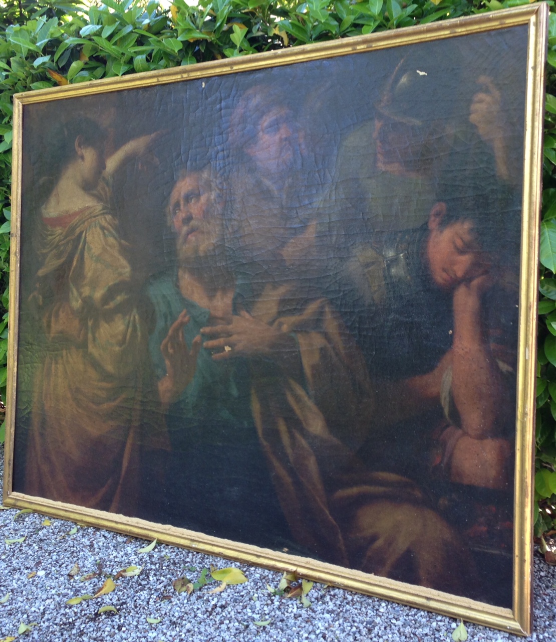 Rinnegamento di Pietro (dipinto, opera isolata) di Pasinelli Lorenzo (sec. XVII)