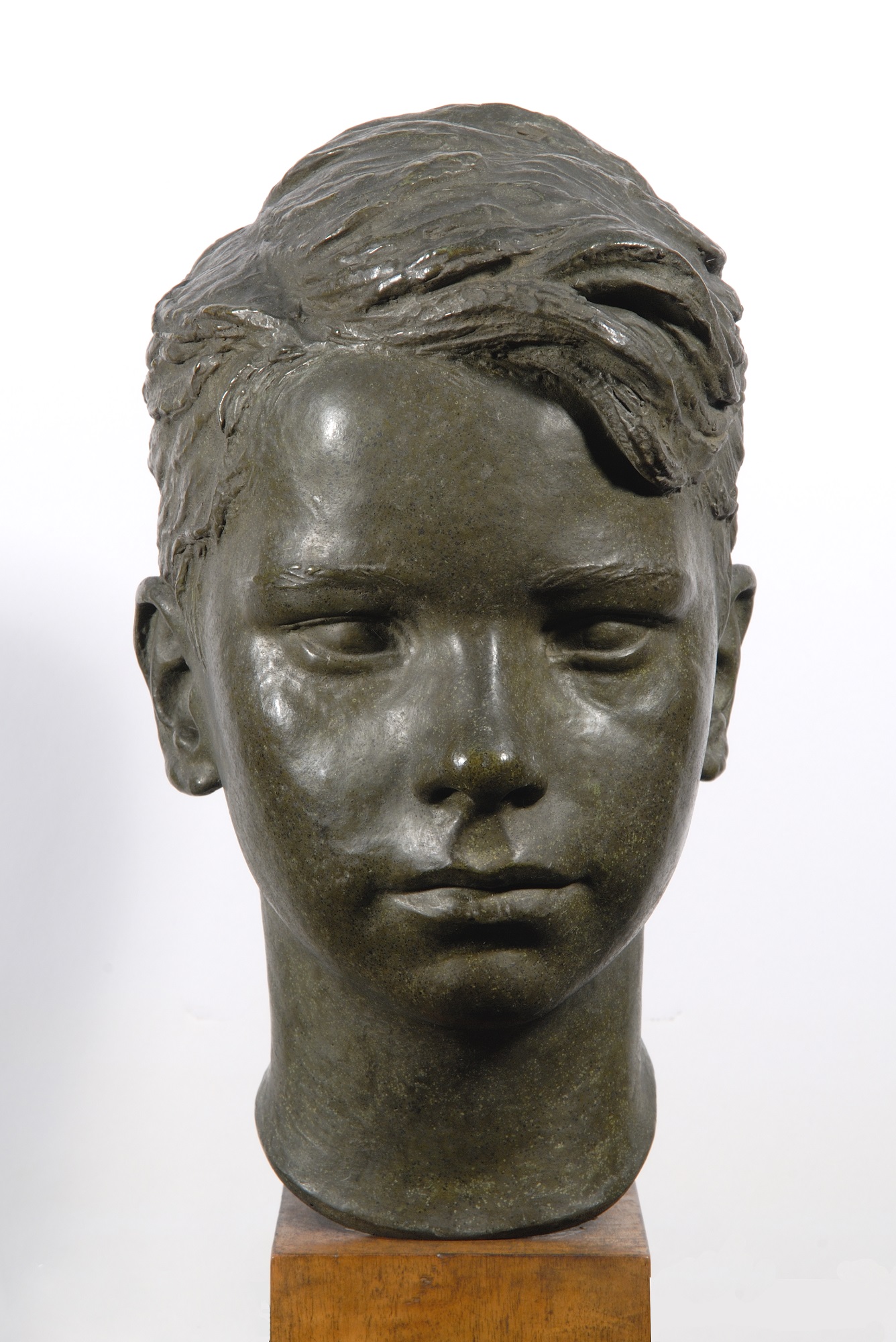Ritratto di Jochen Baumer, Ritratto di giovane (scultura) di Alloati Adriano (anni trenta sec. XX)