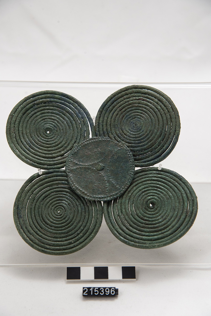 fibula a quattro spirali (SECOLI/ IX a.C)