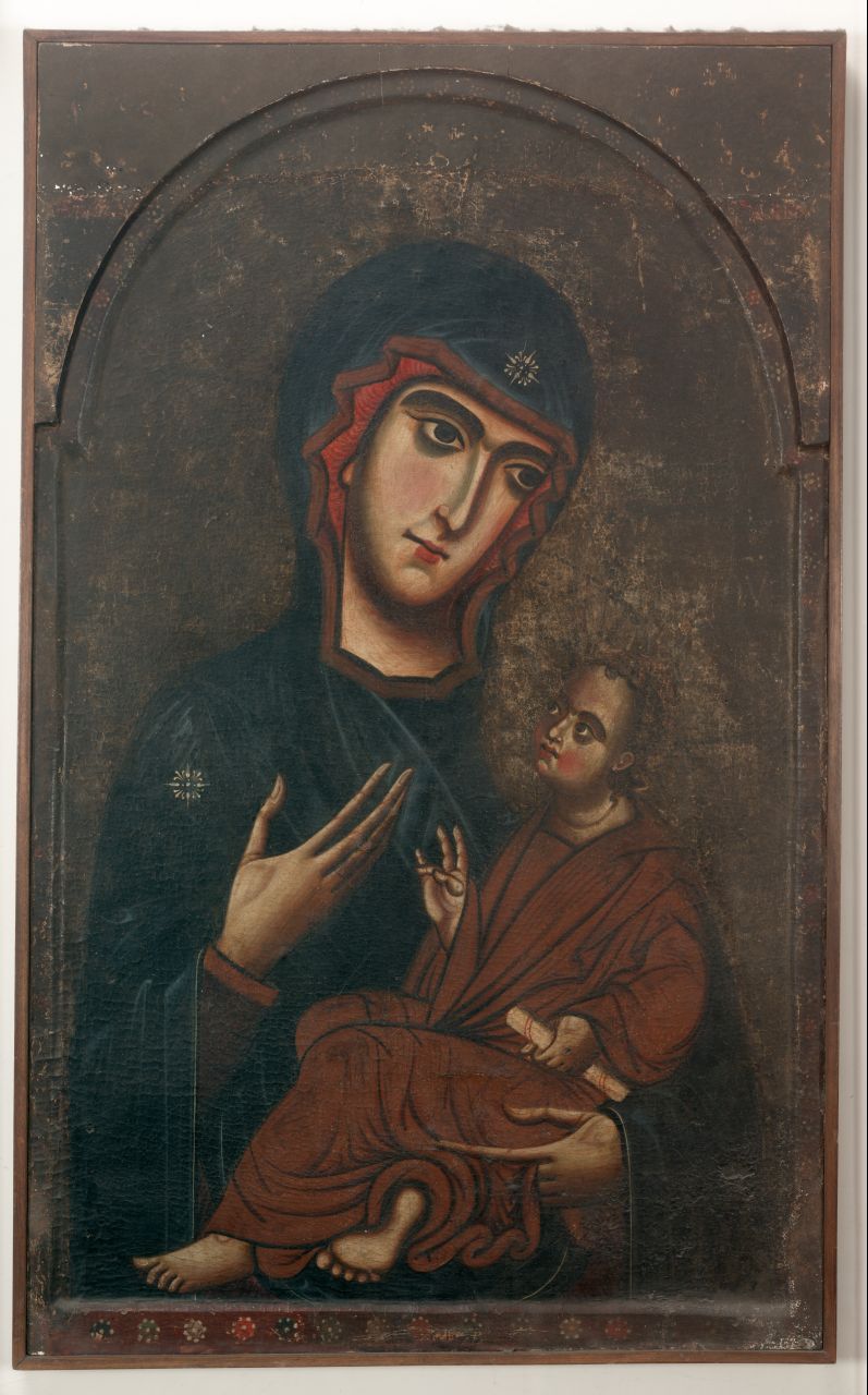 Madonna con Bambino (dipinto) di Maestro della Sant'Agata (sec. XIII)