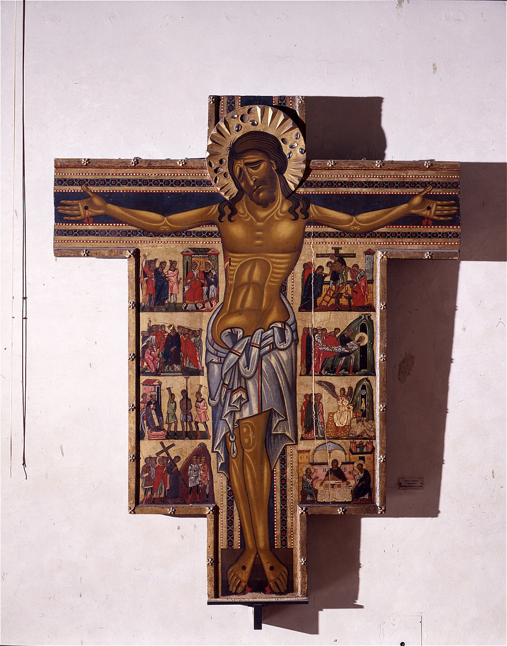 Cristo Crocifisso (dipinto) di Maestro del Crocifisso n. 434 degli Uffizi (metà sec. XIII)