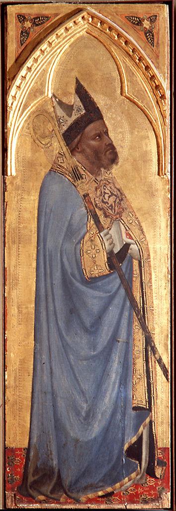 San Zanobi (scomparto di polittico) di Daddi Bernardo (sec. XIV)