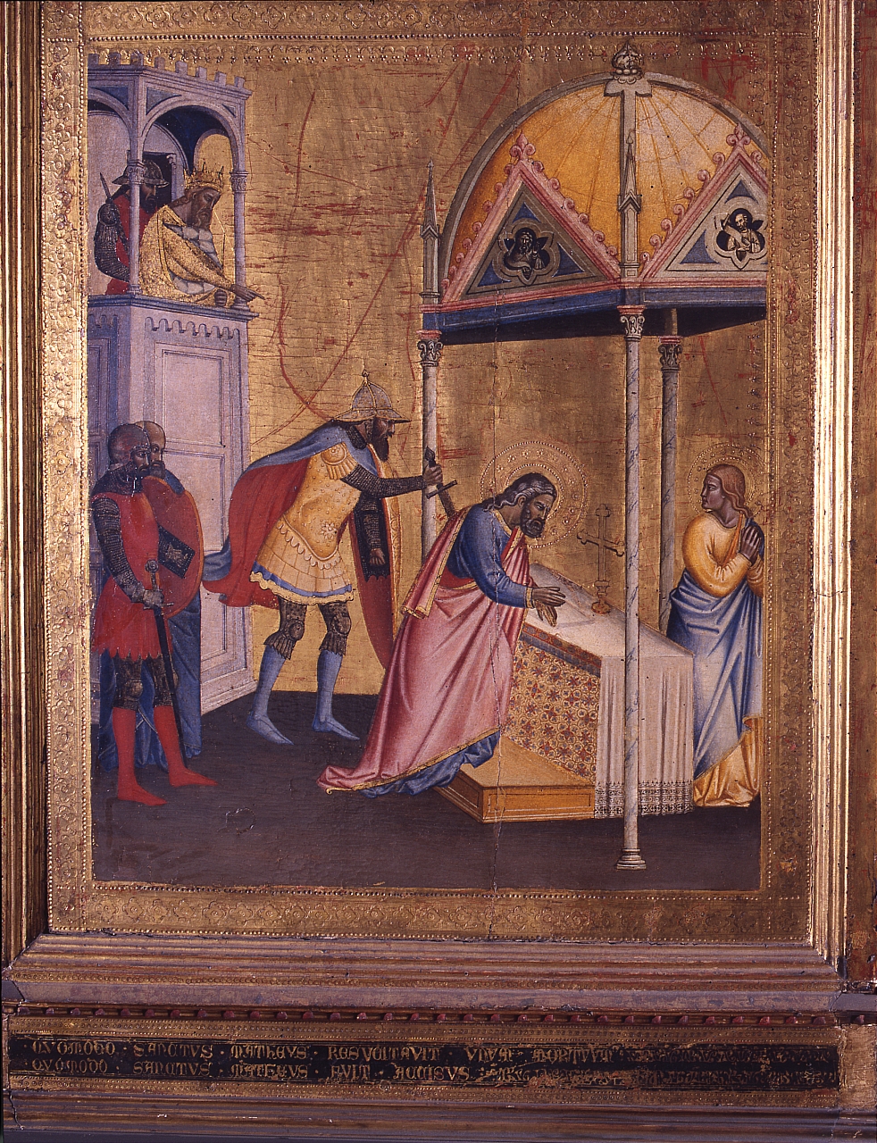 martirio di San Matteo (scomparto di trittico) di Andrea di Cione detto Andrea Orcagna (sec. XIV)