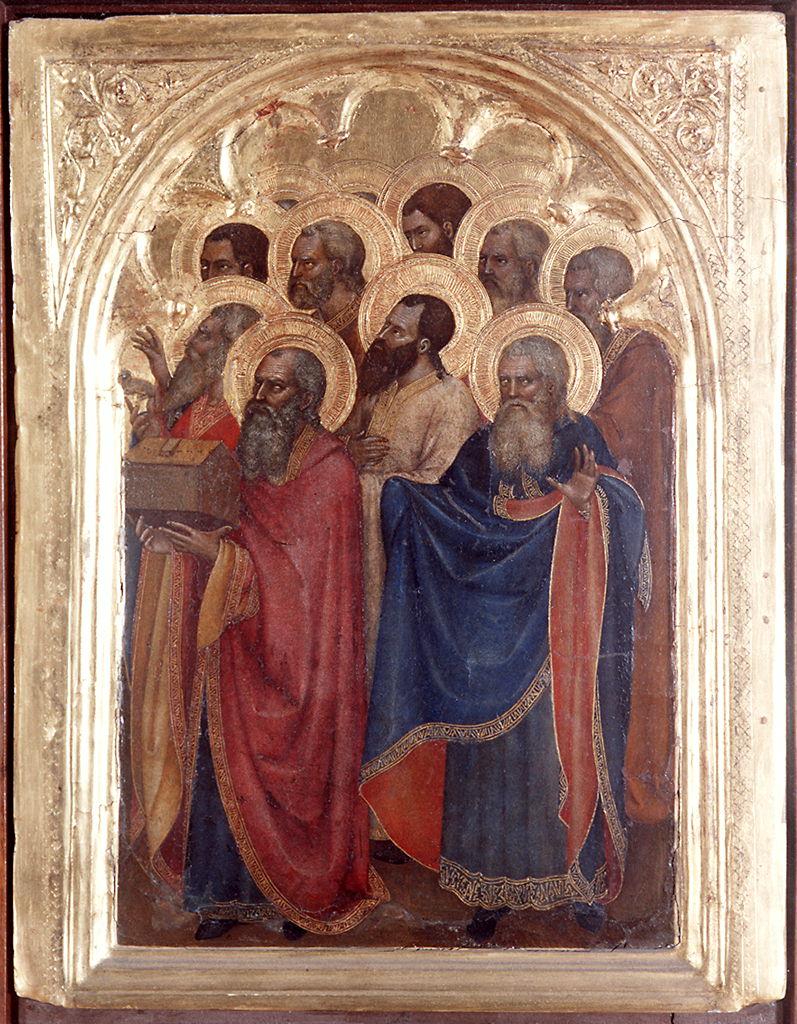 coro dei patriarchi (scomparto di predella) di Giovanni da Milano (sec. XIV)