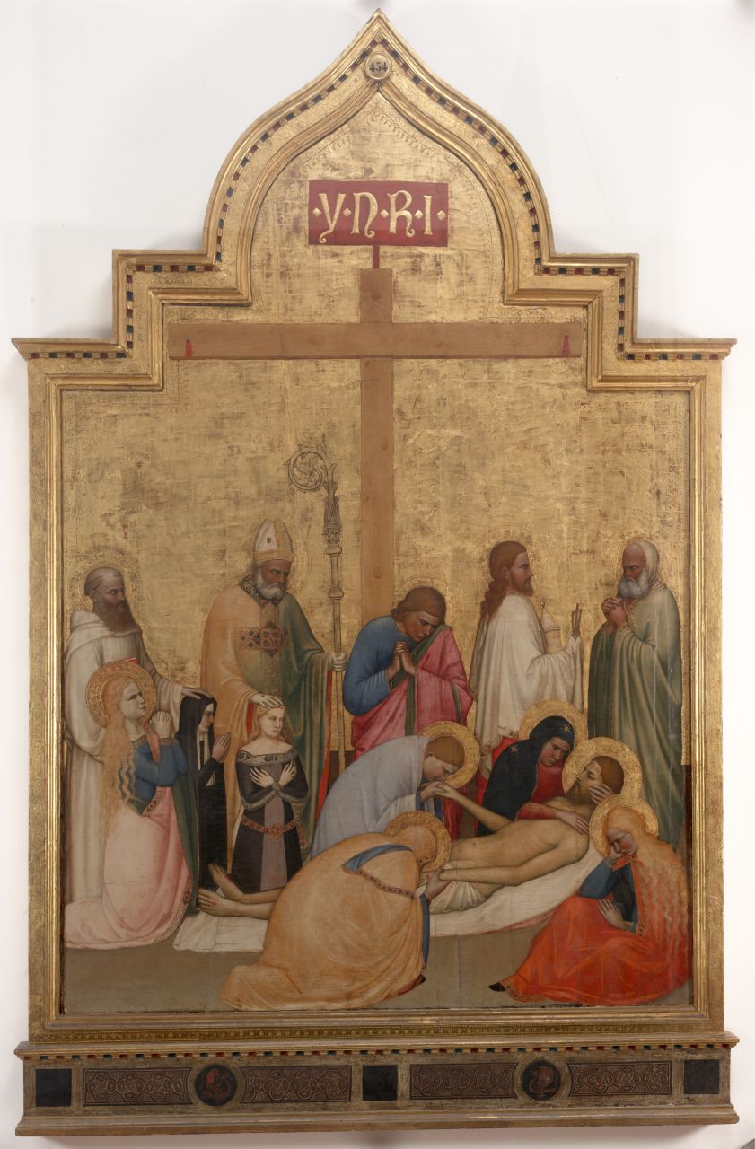 Pietà di S. Remigio, compianto sul Cristo morto (dipinto) di Giottino (sec. XIV) 