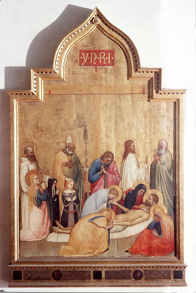 Pietà di S. Remigio, compianto sul Cristo morto (dipinto) di Giottino (sec. XIV) 