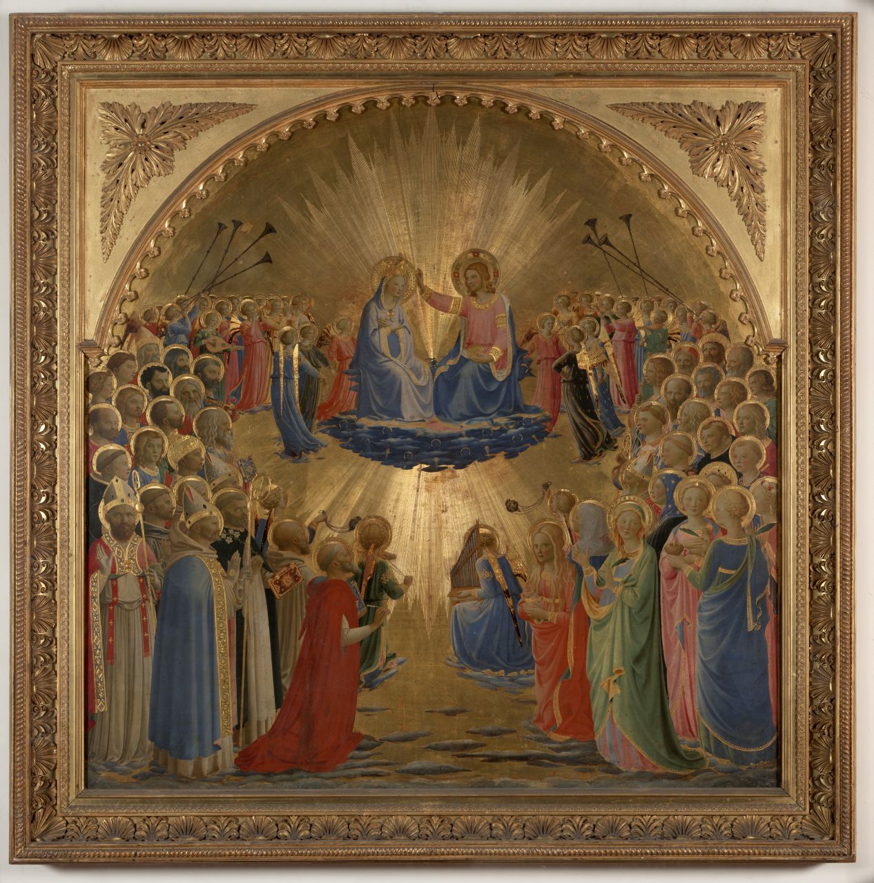 incoronazione di Maria Vergine (dipinto) di Giovanni da Fiesole detto Beato Angelico (sec. XV)