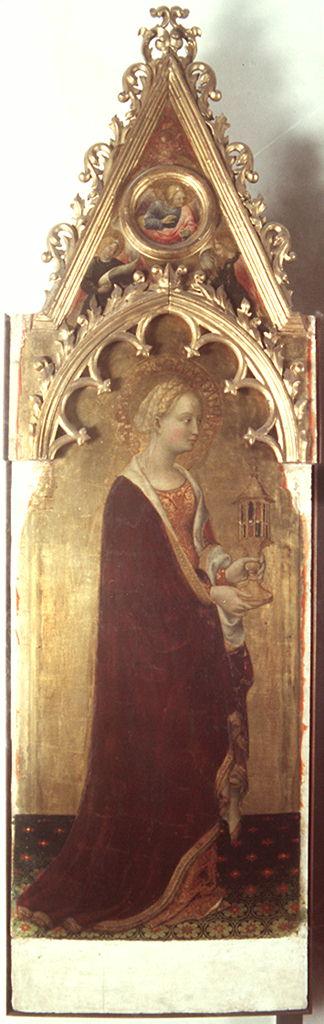 Santa Maria Maddalena, San Raffaele arcangelo, angeli (scomparto di polittico) di Massi Gentile detto Gentile da Fabriano (sec. XV)