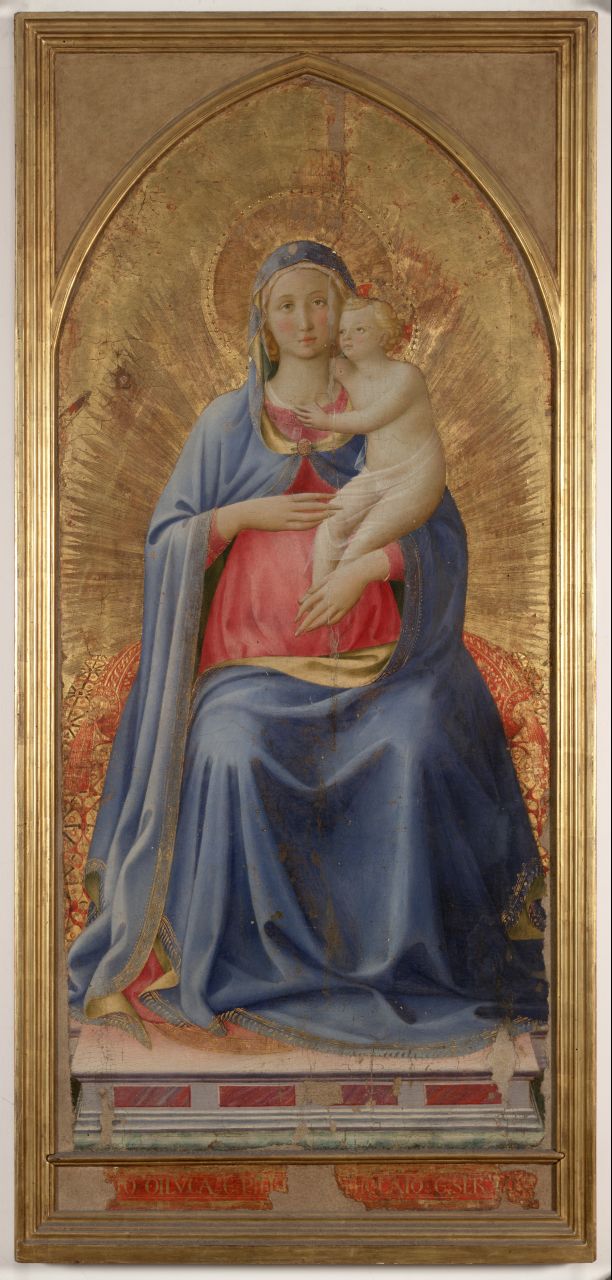 Madonna con Bambino (dipinto) di Giovanni da Fiesole detto Beato Angelico (secondo quarto sec. XV)