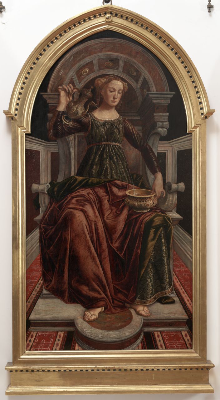 Temperanza (dipinto) di Benci Pietro detto Piero del Pollaiolo (sec. XV)