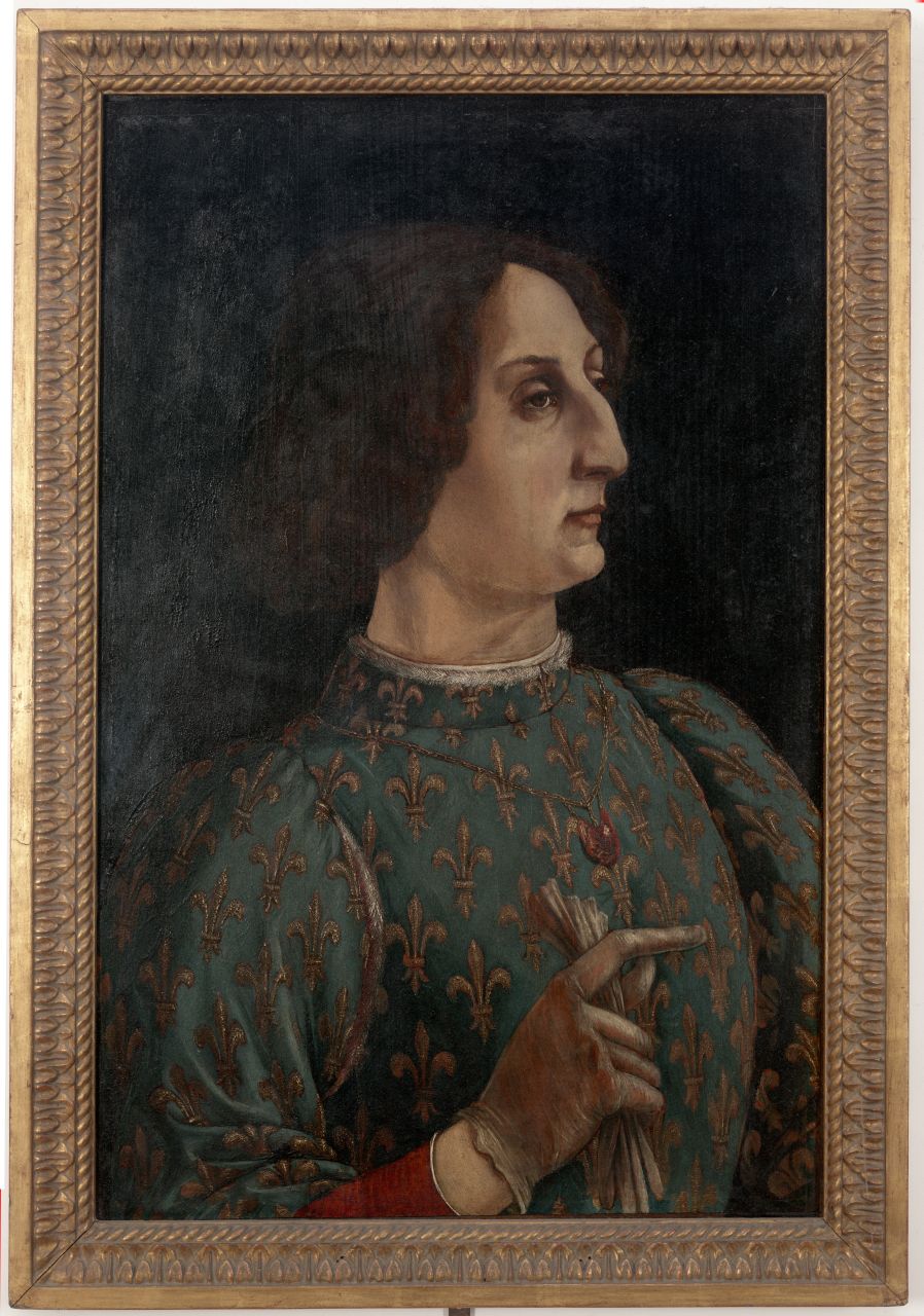 ritratto di Galeazzo Maria Sforza (dipinto) di Benci Pietro detto Piero del Pollaiolo (sec. XV) 