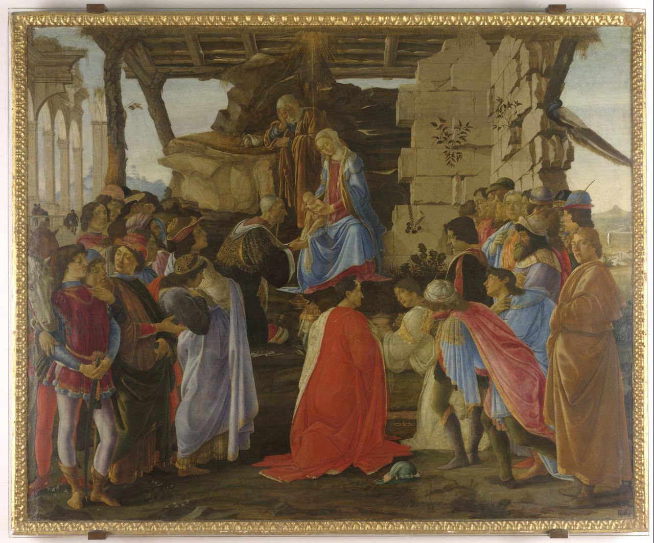 adorazione dei Re Magi (dipinto) di Filipepi Alessandro detto Botticelli (sec. XV)