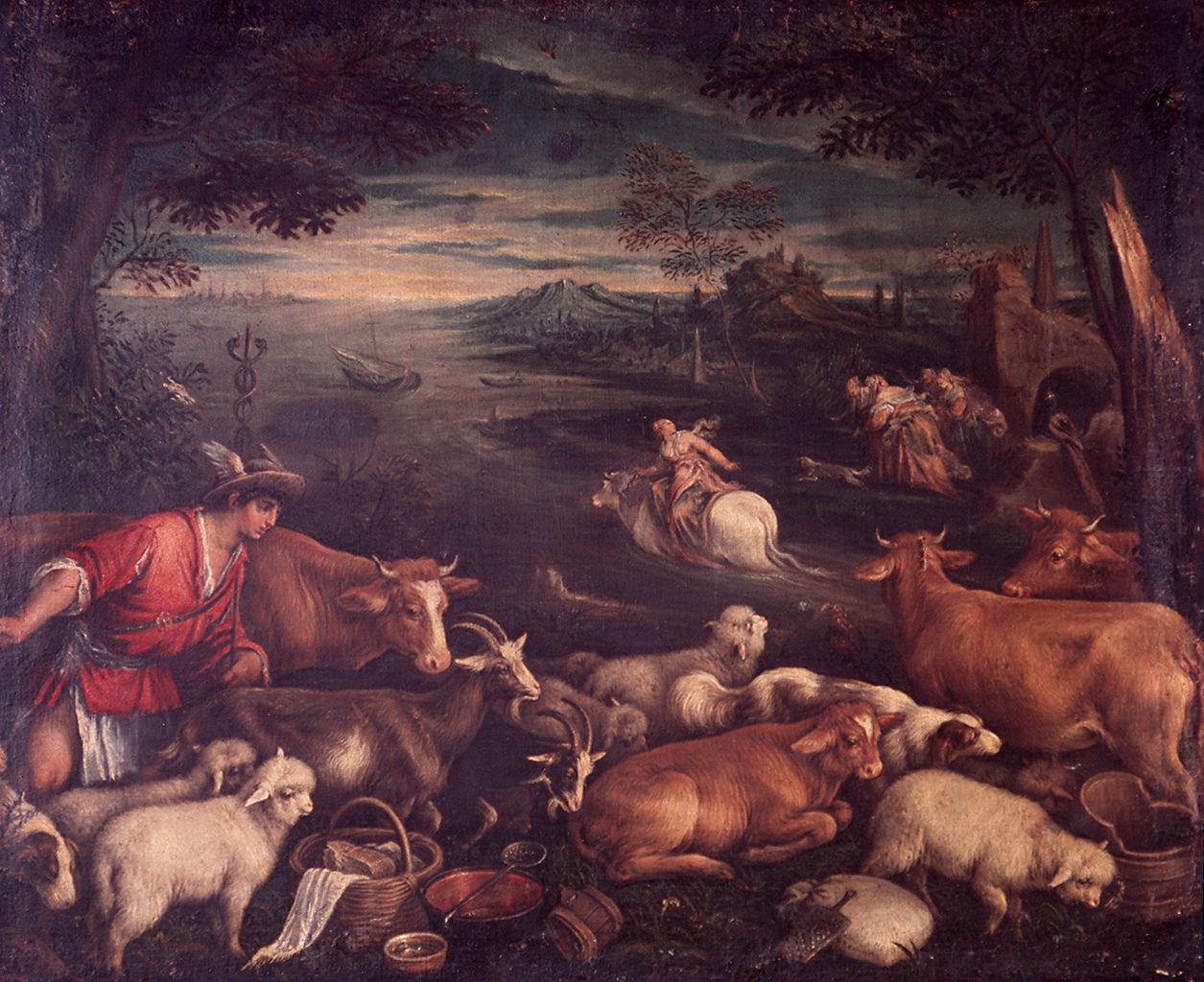 ratto di Europa (dipinto) di Da Ponte Francesco detto Francesco Bassano il Giovane (sec. XVI)