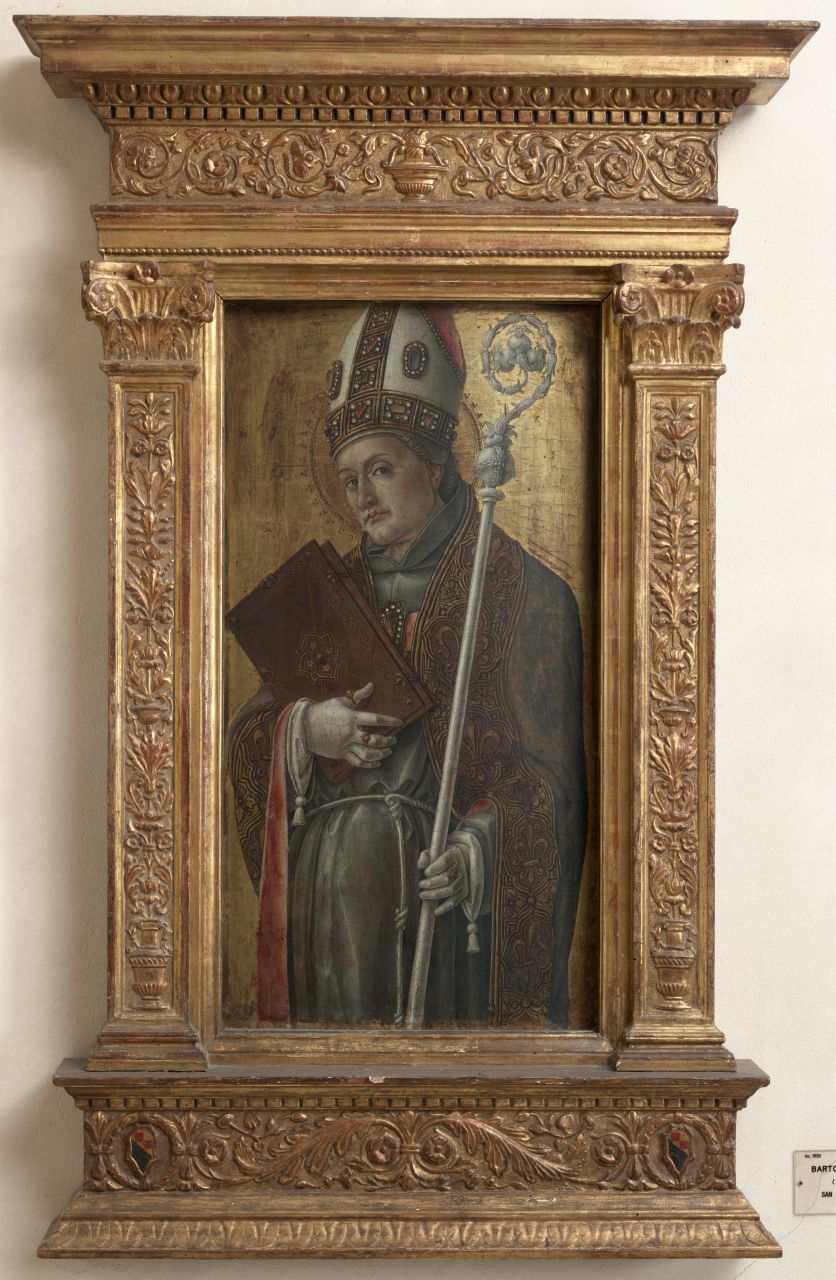 San Ludovico di Tolosa (dipinto, frammento) di Vivarini Bartolomeo (sec. XV)