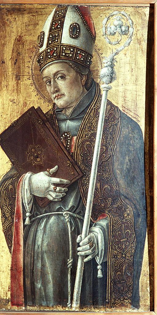 San Ludovico di Tolosa (dipinto, frammento) di Vivarini Bartolomeo (sec. XV) 
