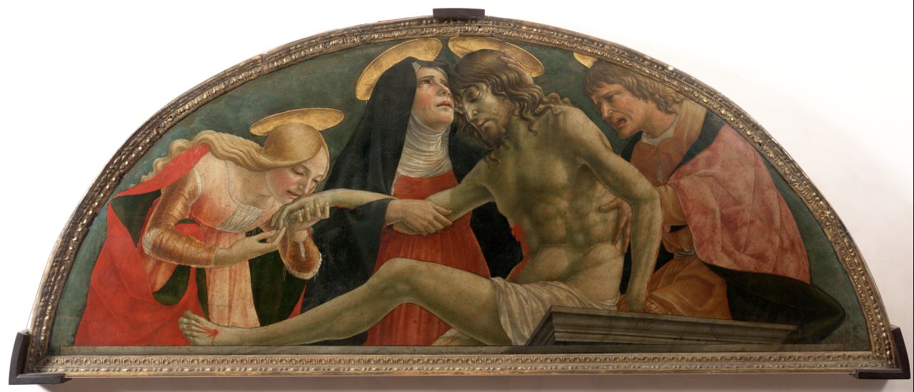 Cristo in pietà (dipinto) di Lorenzo d'Alessandro da San Severino (sec. XV)