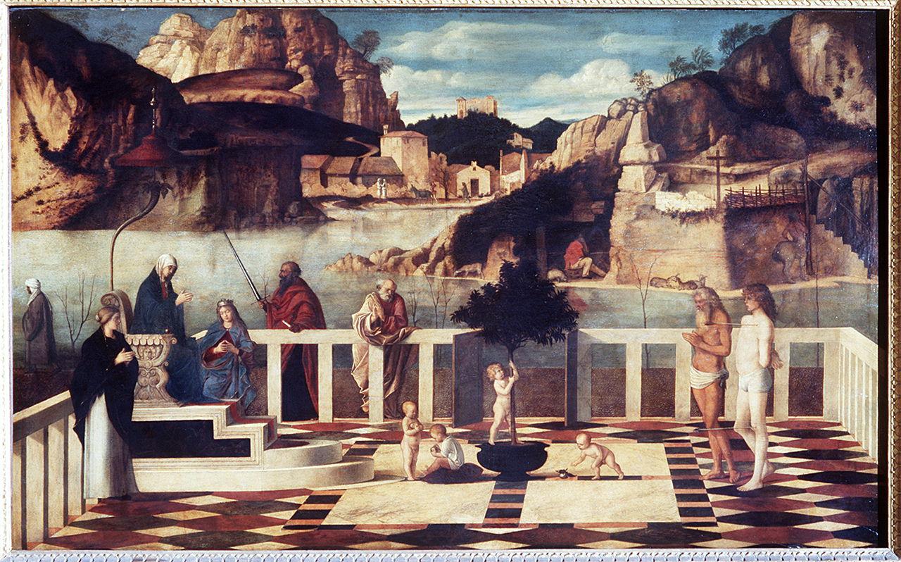 scena allegorica (dipinto) di Bellini Giovanni detto Giambellino (fine sec. XV)