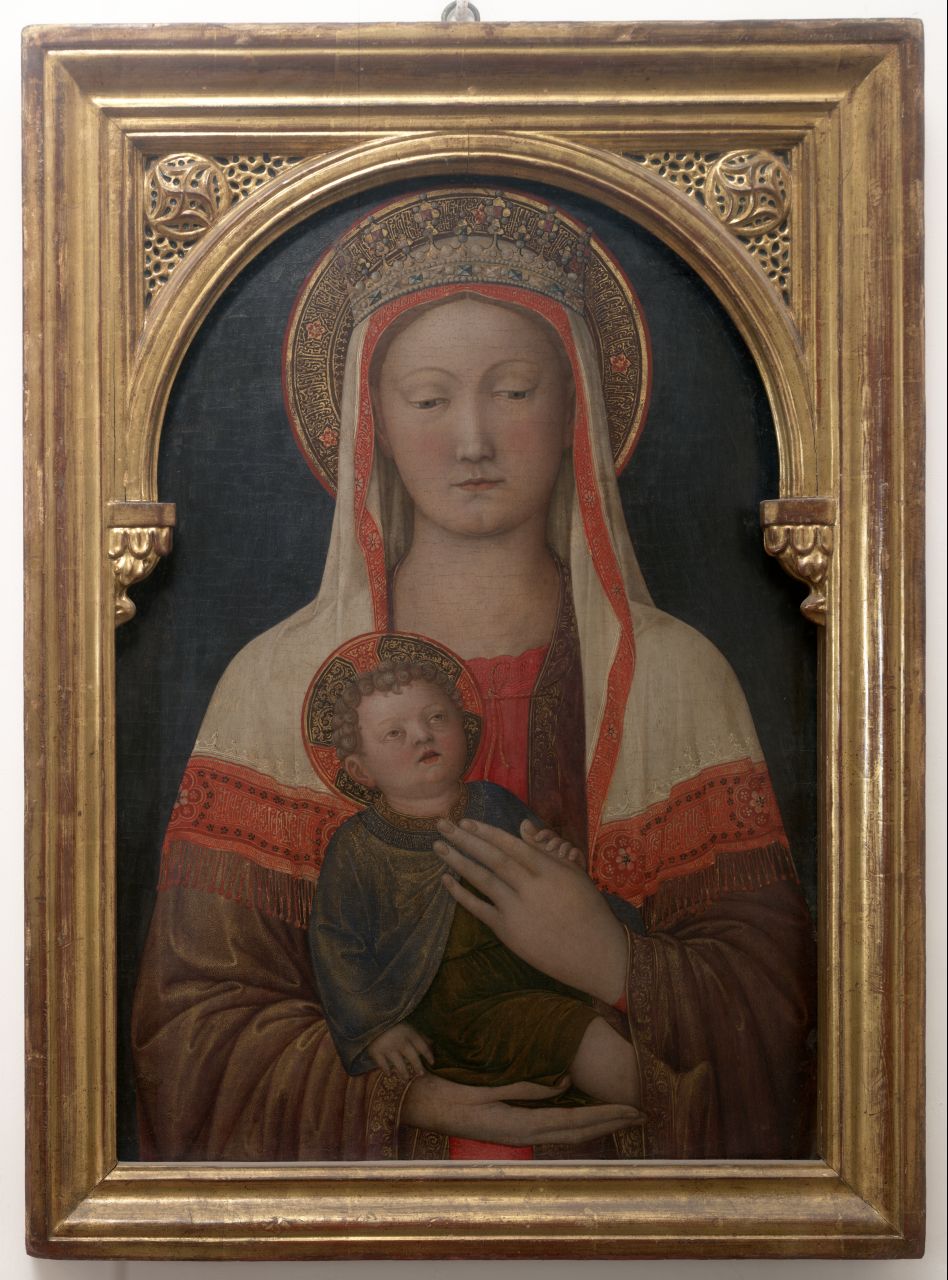 Madonna con Bambino (dipinto) di Bellini Jacopo (sec. XV)