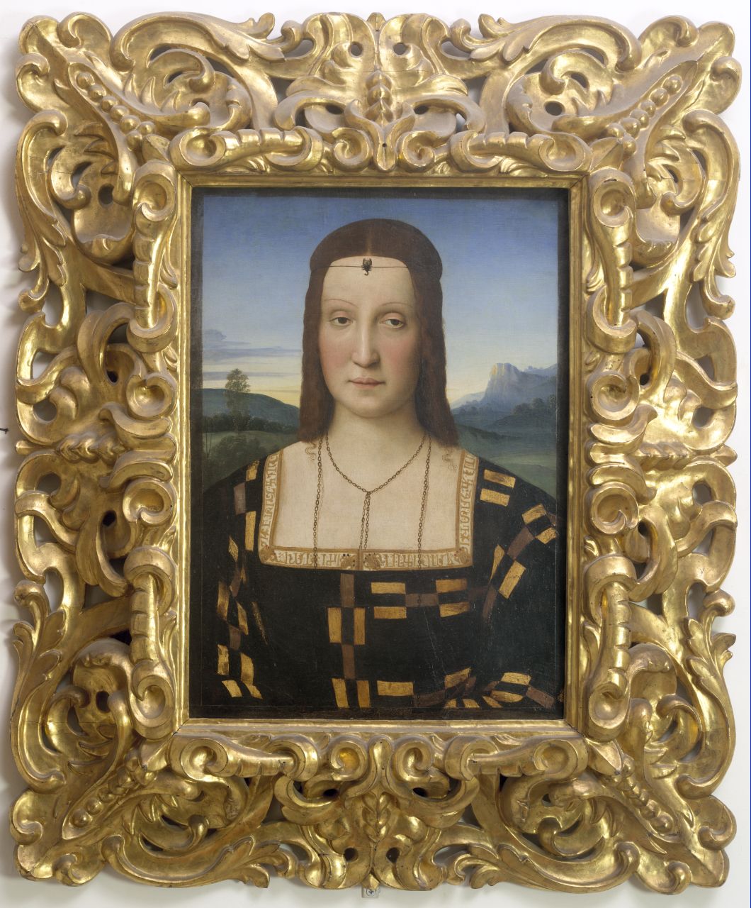 ritratto di Elisabetta Gonzaga (dipinto) di Raffaello (sec. XVI)