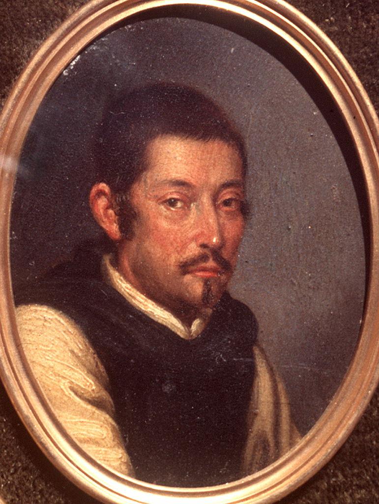 ritratto di monaco cistercense (miniatura) - ambito bolognese (sec. XVI)