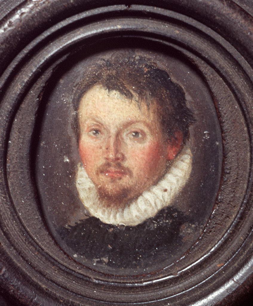 ritratto d'uomo (miniatura) di Barocci Federico (scuola) (sec. XVI)