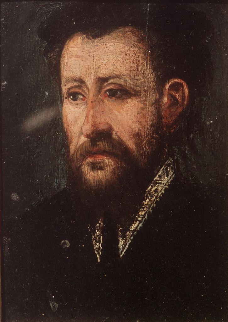 ritratto d'uomo (miniatura) - ambito fiammingo (?) (seconda metà sec. XVI)