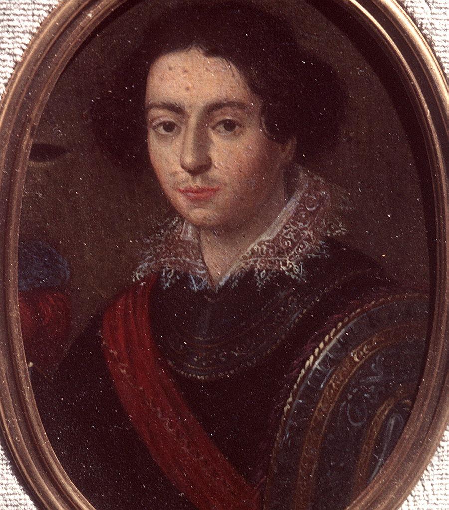 ritratto d'uomo (miniatura) - ambito fiammingo (ultimo quarto sec. XVI)