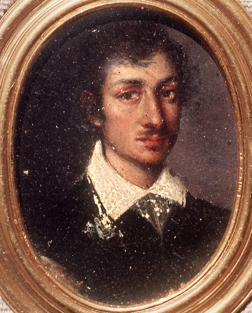 ritratto di giovane (miniatura) - ambito fiorentino (sec. XVII)