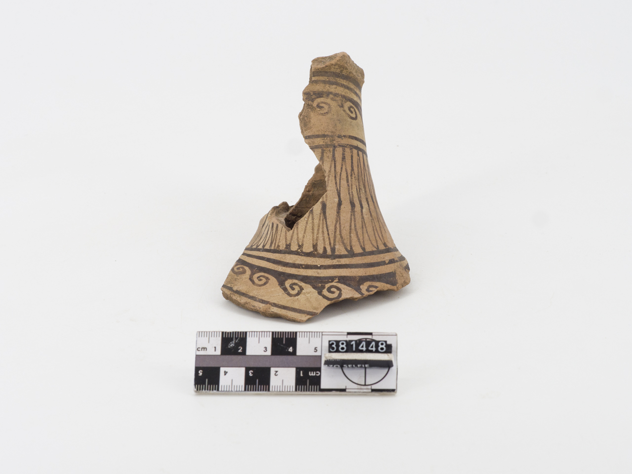 askos/ collo, listata canosina (fine IV - III secolo a. C)