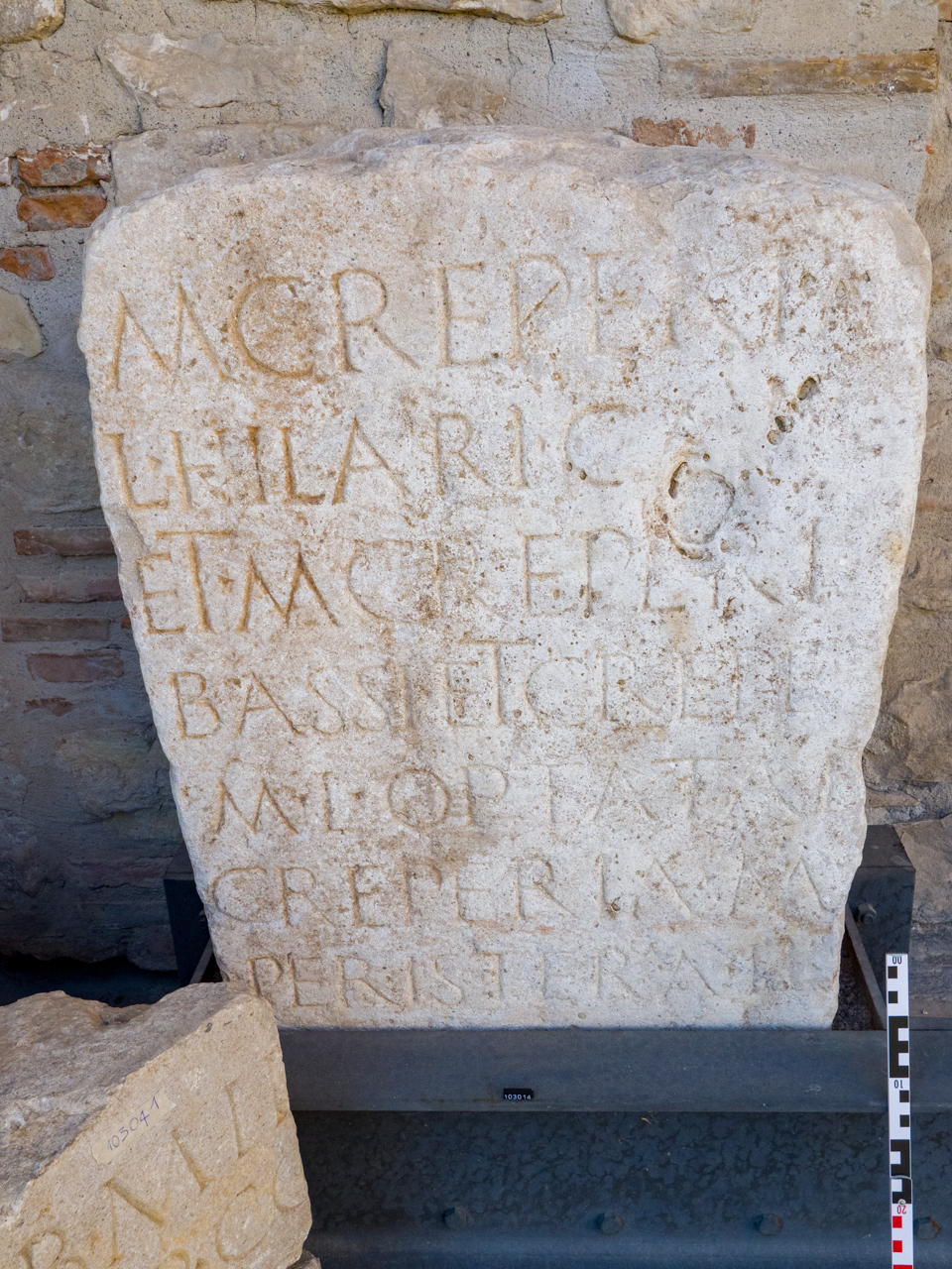 cippo/ funerario (SECOLI/ I)