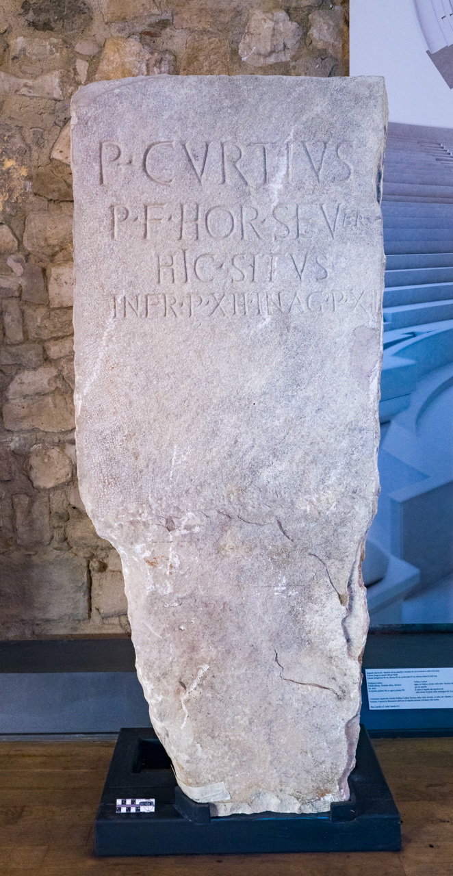stele/ funeraria (seconda metà SECOLI/ I a.C)
