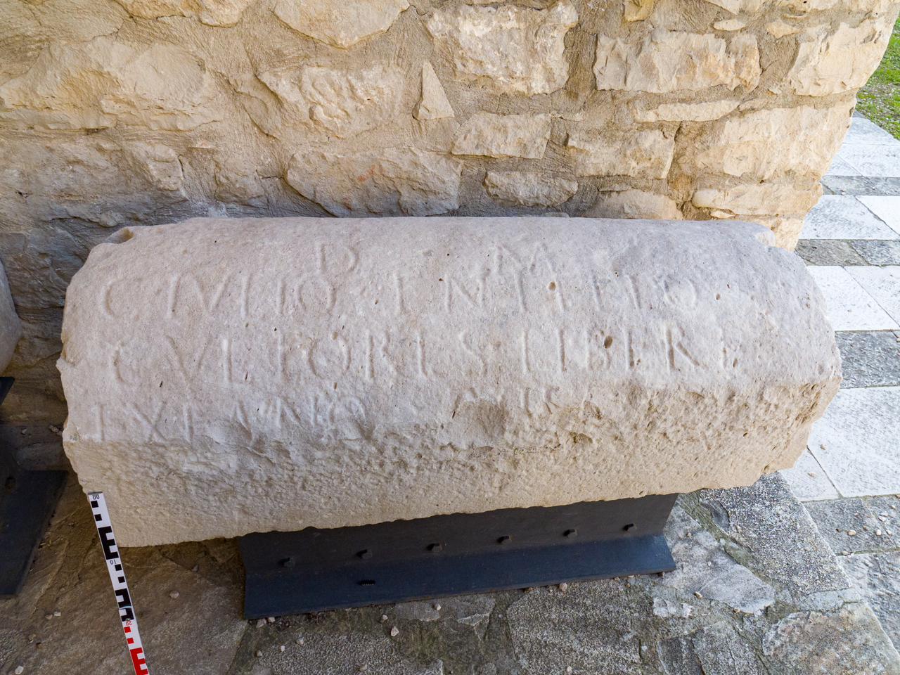 cippo/ funerario, arca lucana (fine SECOLI/ II)