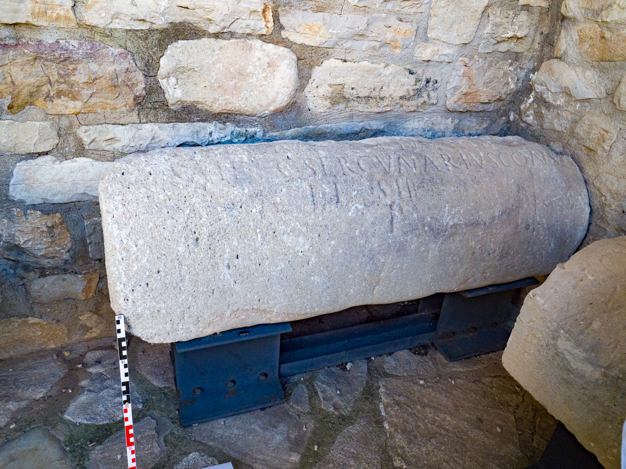 cippo/ funerario, arca lucana (metà SECOLI/ II)