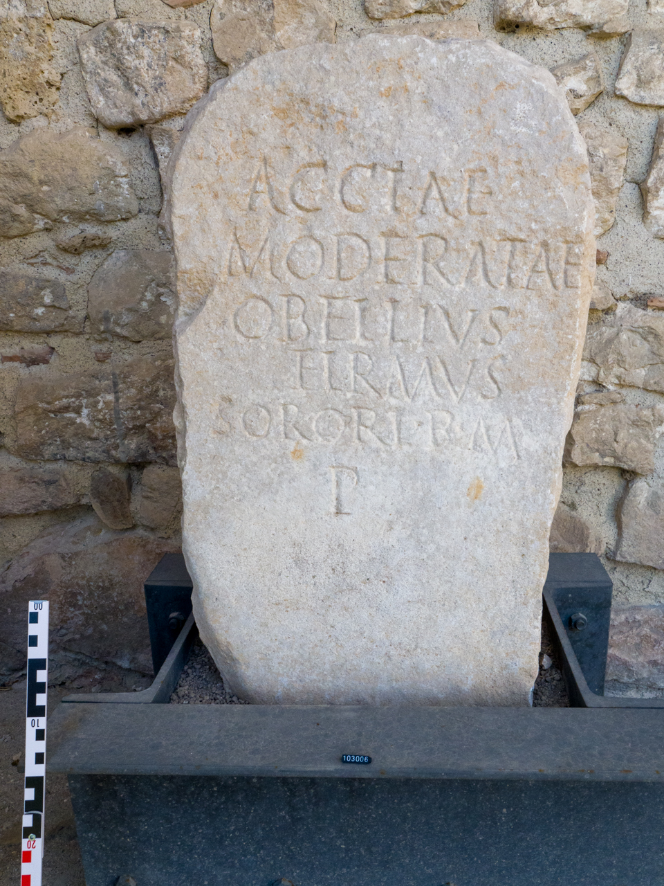 stele/ funeraria (SECOLI/ I)