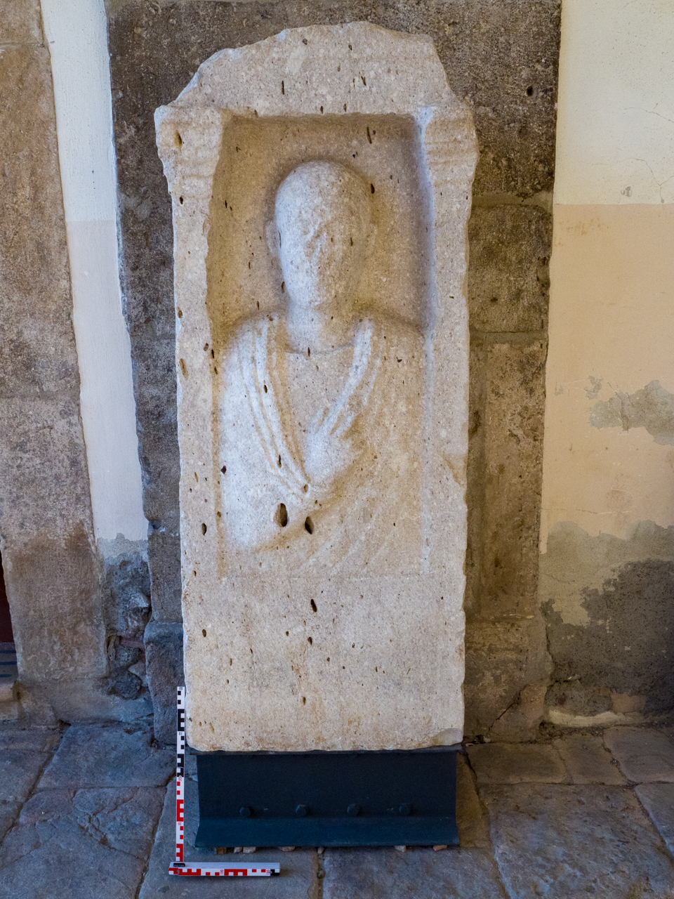 stele/ funeraria - romano (fine SECOLI/ I a.C)