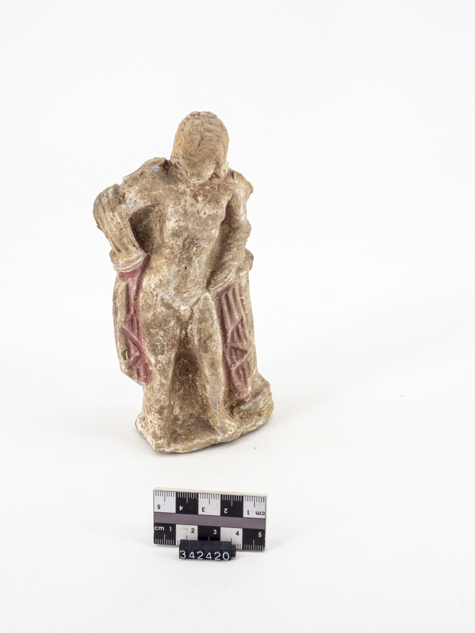 statuetta/ maschile, canosina (ca SECOLI/ ARCHI DI SECOLI/ IV a.C.-III a.C)