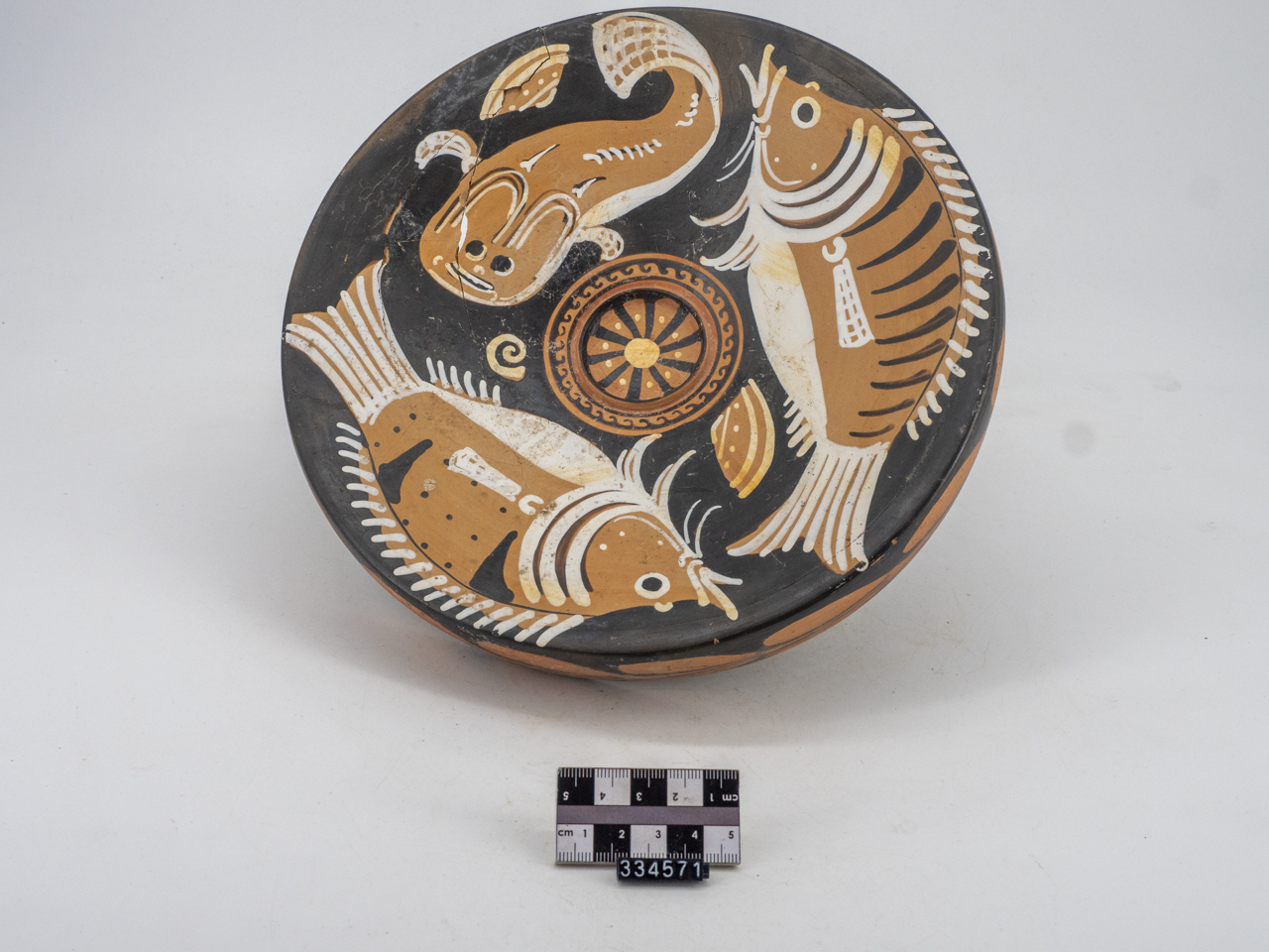 piatto/ da pesce (seconda metà SECOLI/ IV a.C)