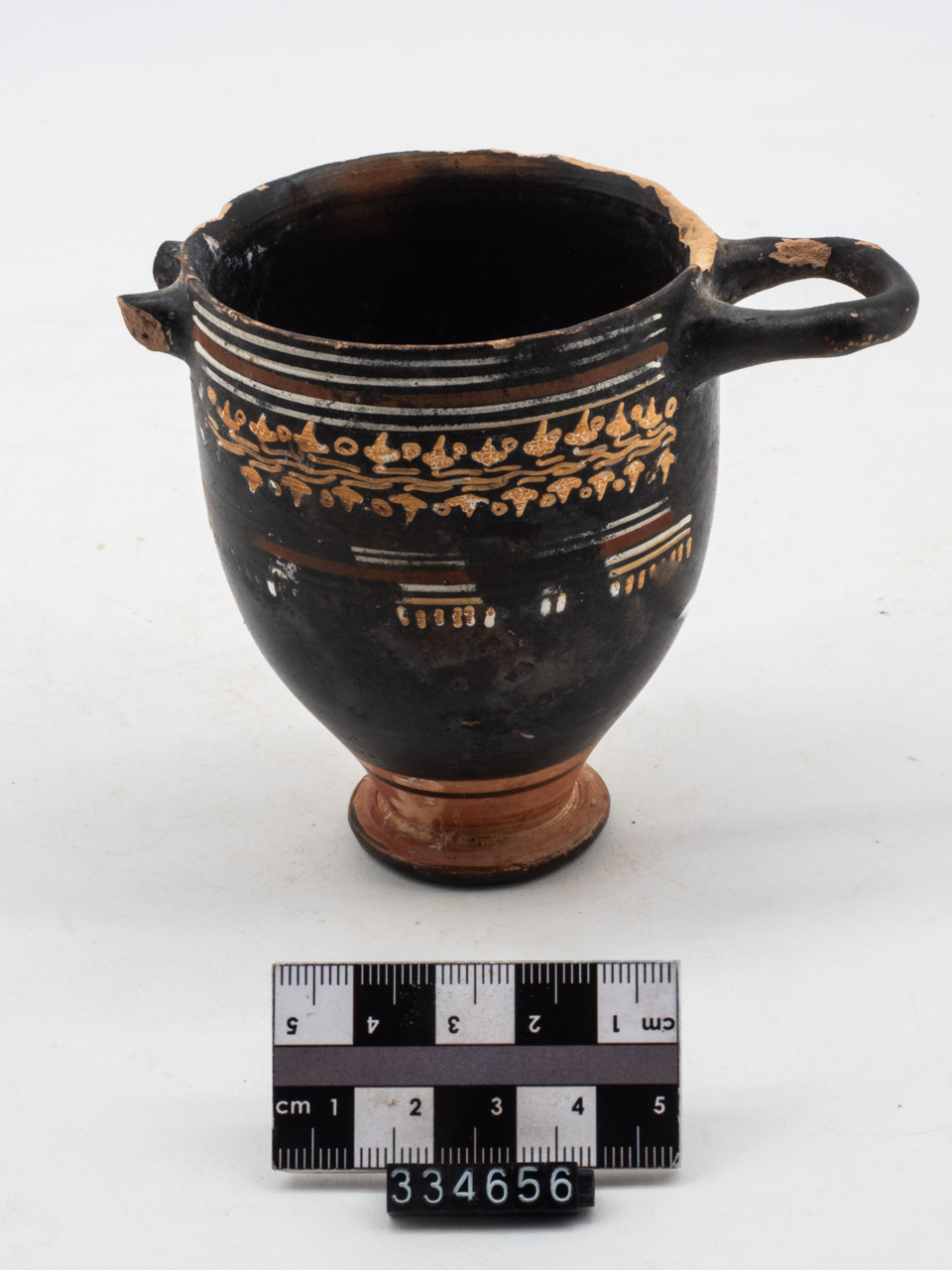 skyphos, attico (fine SECOLI/ IV a.C)